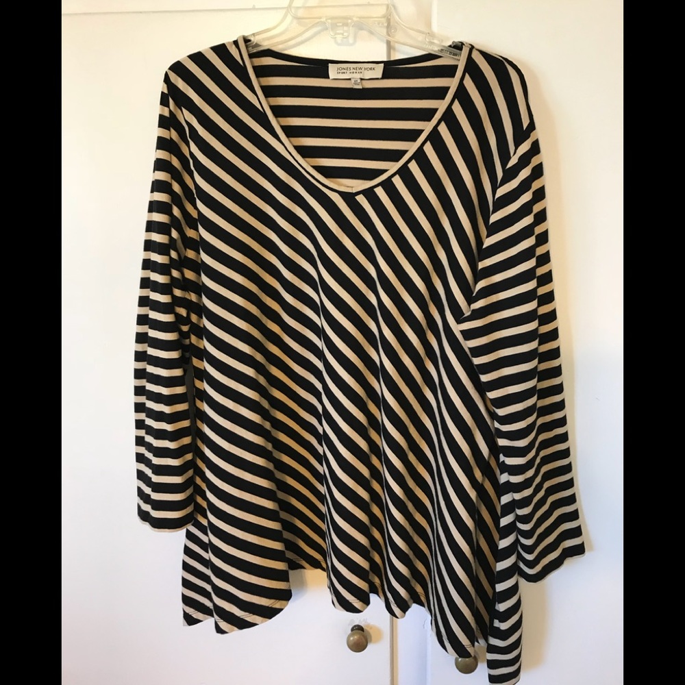 Long Sleeve Striped Top